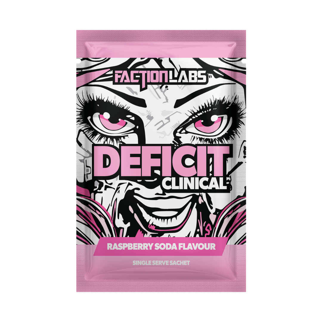 Faction Labs DEFICIT Clinical Fat Burner Sachet Raspberry Soda - 10 Pa ...