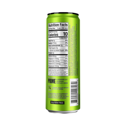 PRIME Energy Drink 355ml Lemon Lime - 24 pack