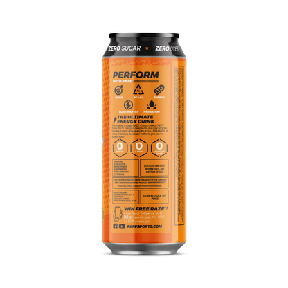 RAZE Energy Drink 473ml Mango Guava 12 Pack