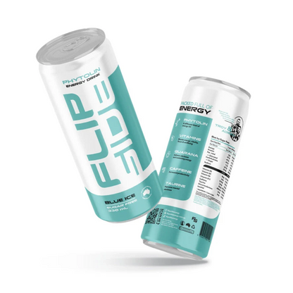 Flipside Energy Drink 330ml Blue Ice Sugar Free - 24 pack