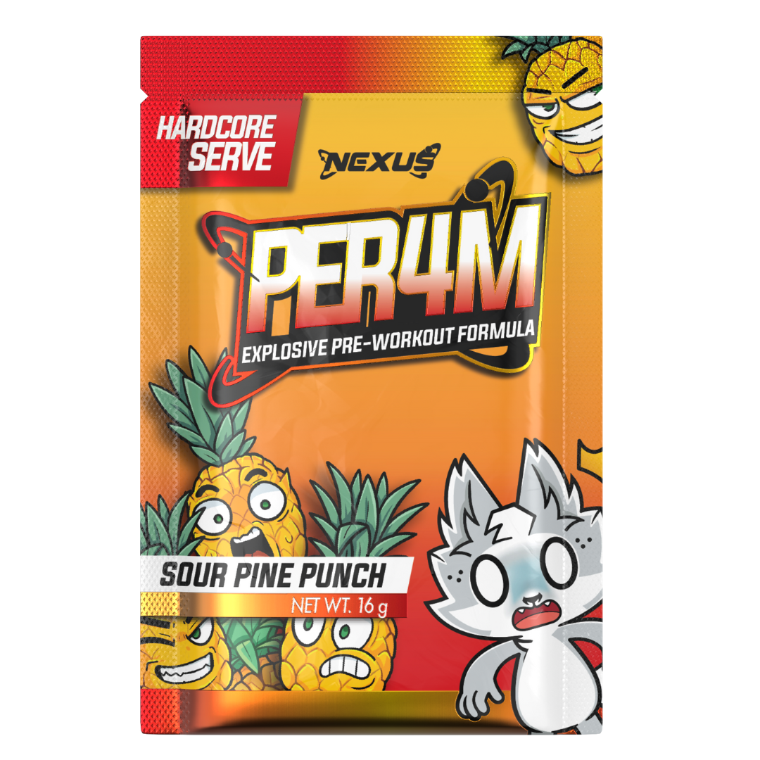 NEXUS Per4m Pre-workout Sachet Sour Pine Punch - 10 Pack