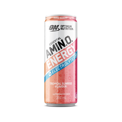 ON Amino Energy Sparkling 355ml Tropical Sunrise - 12 Pack