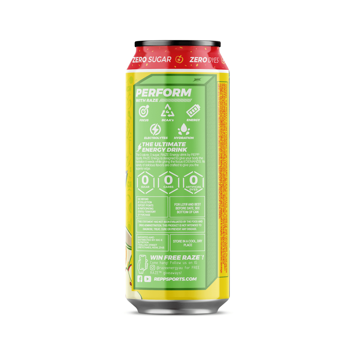 RAZE Energy Drink 473ml Juice Box 12 Pack
