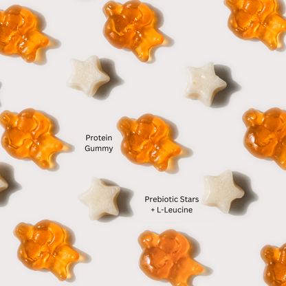 Buff Bears Protein Gummies 32g Orange + Prebiotic Fibre - 12 Pack