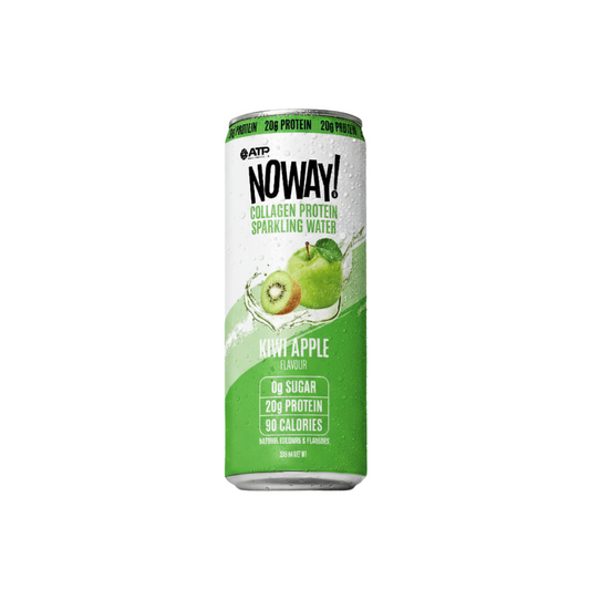 ATP Science Noway Collagen 355ml Sparkling Protein Water Kiwi Apple - 12 pack