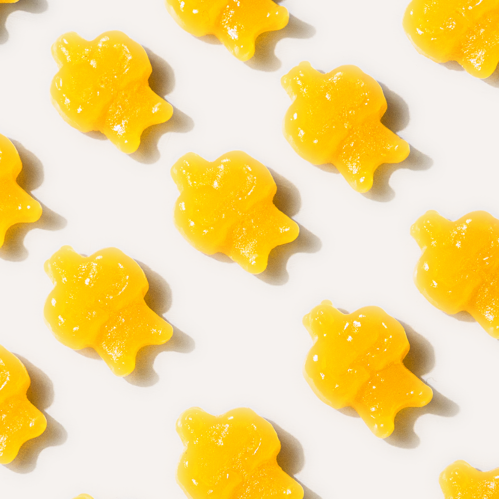 BUFF BEARS Creatine Gummies 80g Passionfruit - 8 pack