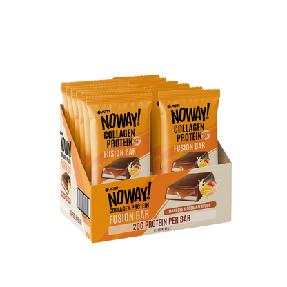ATP Science Noway Collagen Protein Fusion Bar 60g Mango & Cream - 12 Pack