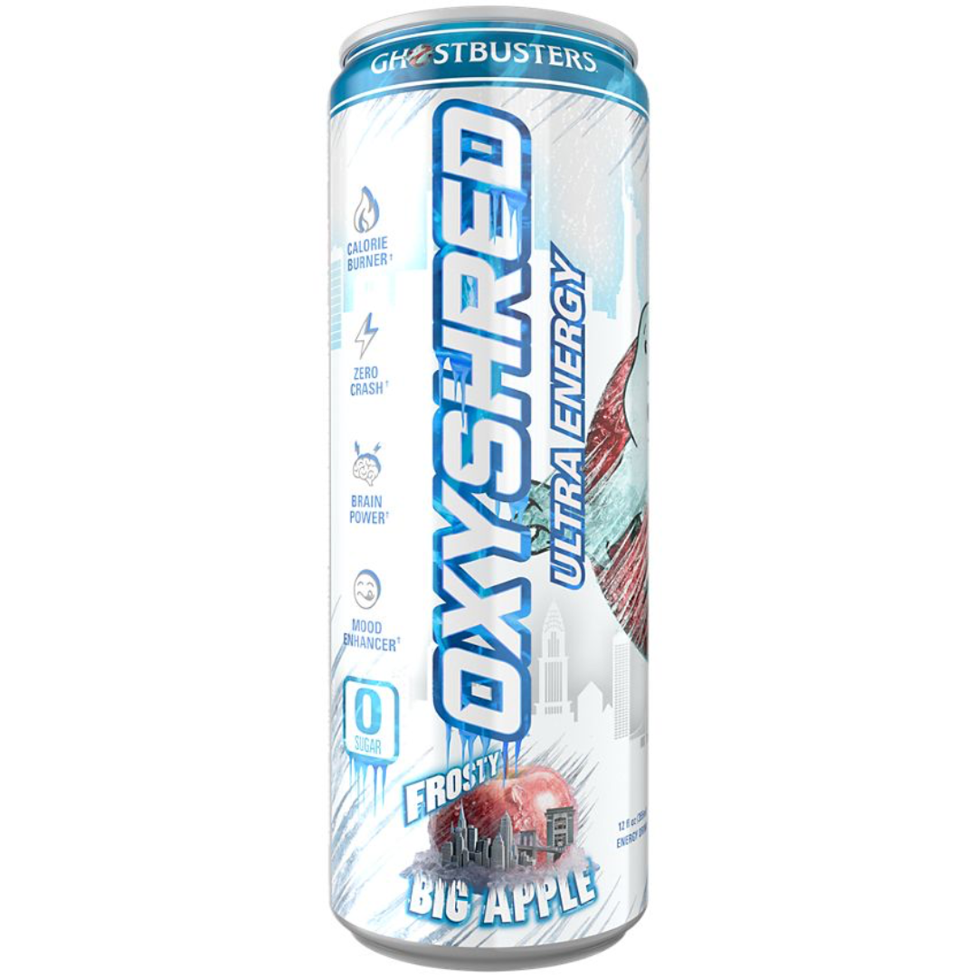 EHP Labs Oxyshred Ultra Energy RTD 355ml Frosty Big Apple - 12 Pack!