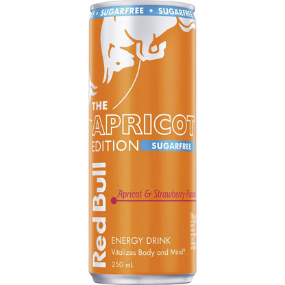 Red Bull Sugar Free Apricot & Strawberry 250ml - 12 Pack