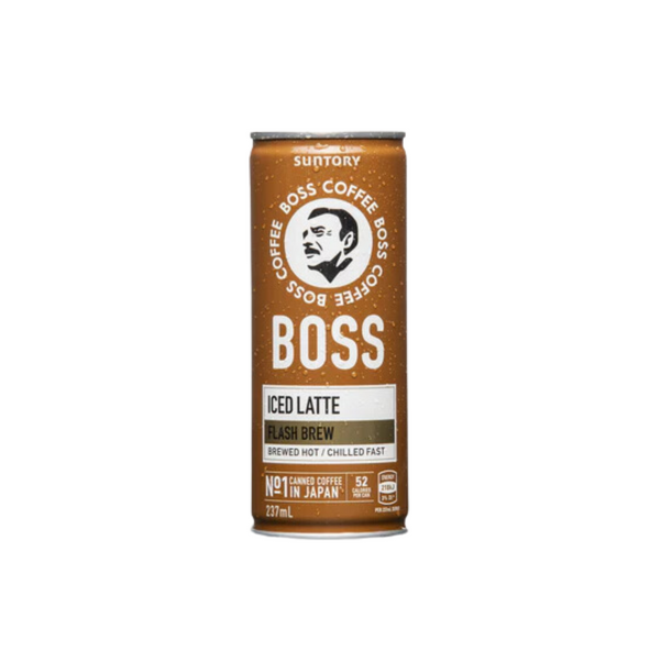BOSS Coffee Iced Latte 237ml - 12 Pack – Fitness Vending
