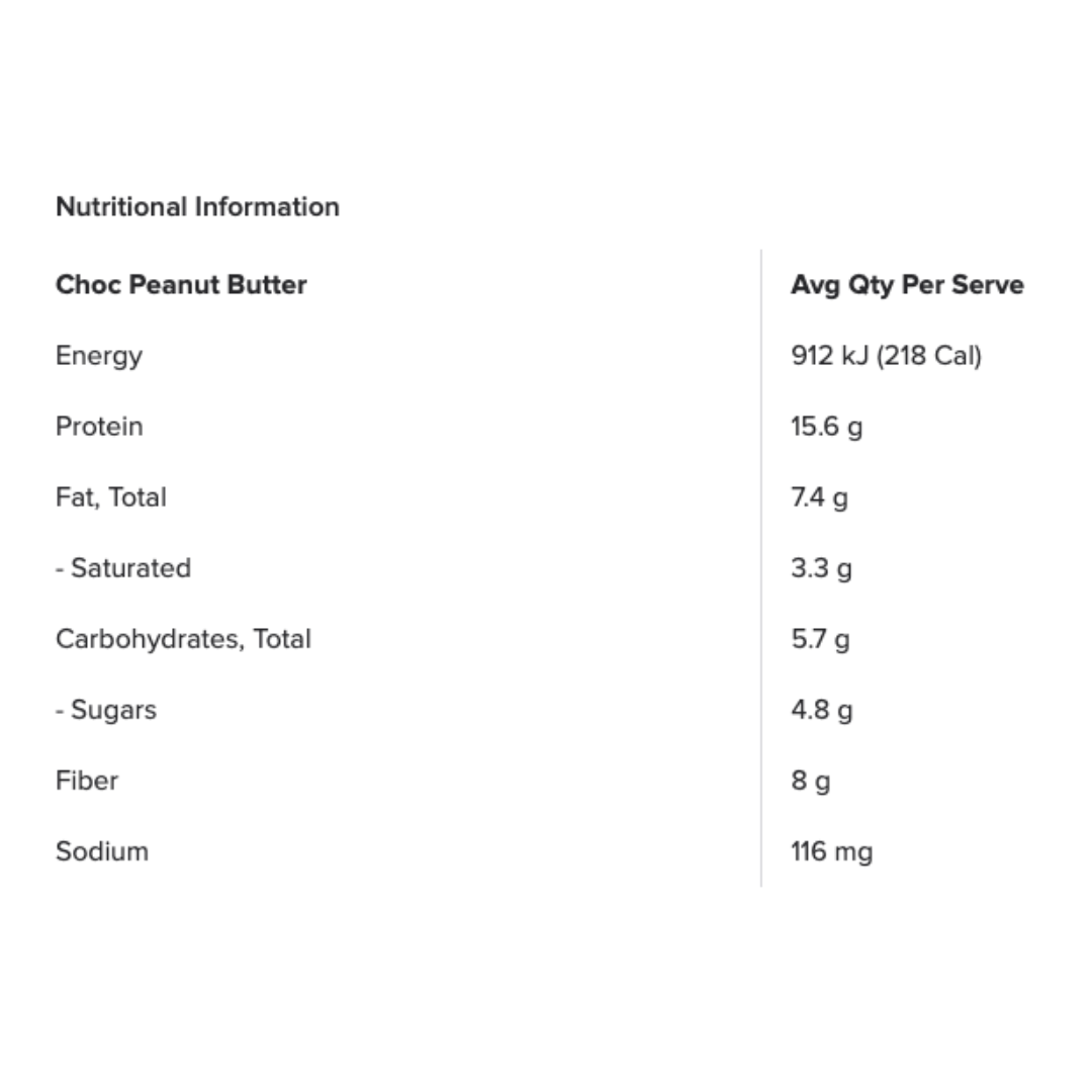 Muscle Nation Custard Protein Bar 60g Choc Peanut Butter - 12 Pack