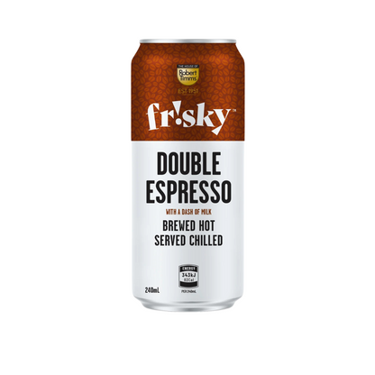 Frisky Iced Coffee Double Espresso RTD 240ml - 12 Pack