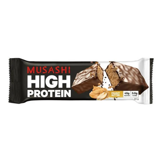 Musashi High Protein Bar 90g Peanut Butter - 12 Pack
