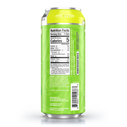 RYSE Fuel Energy Drink 473ml Sour Punch Green Apple - 12 pack