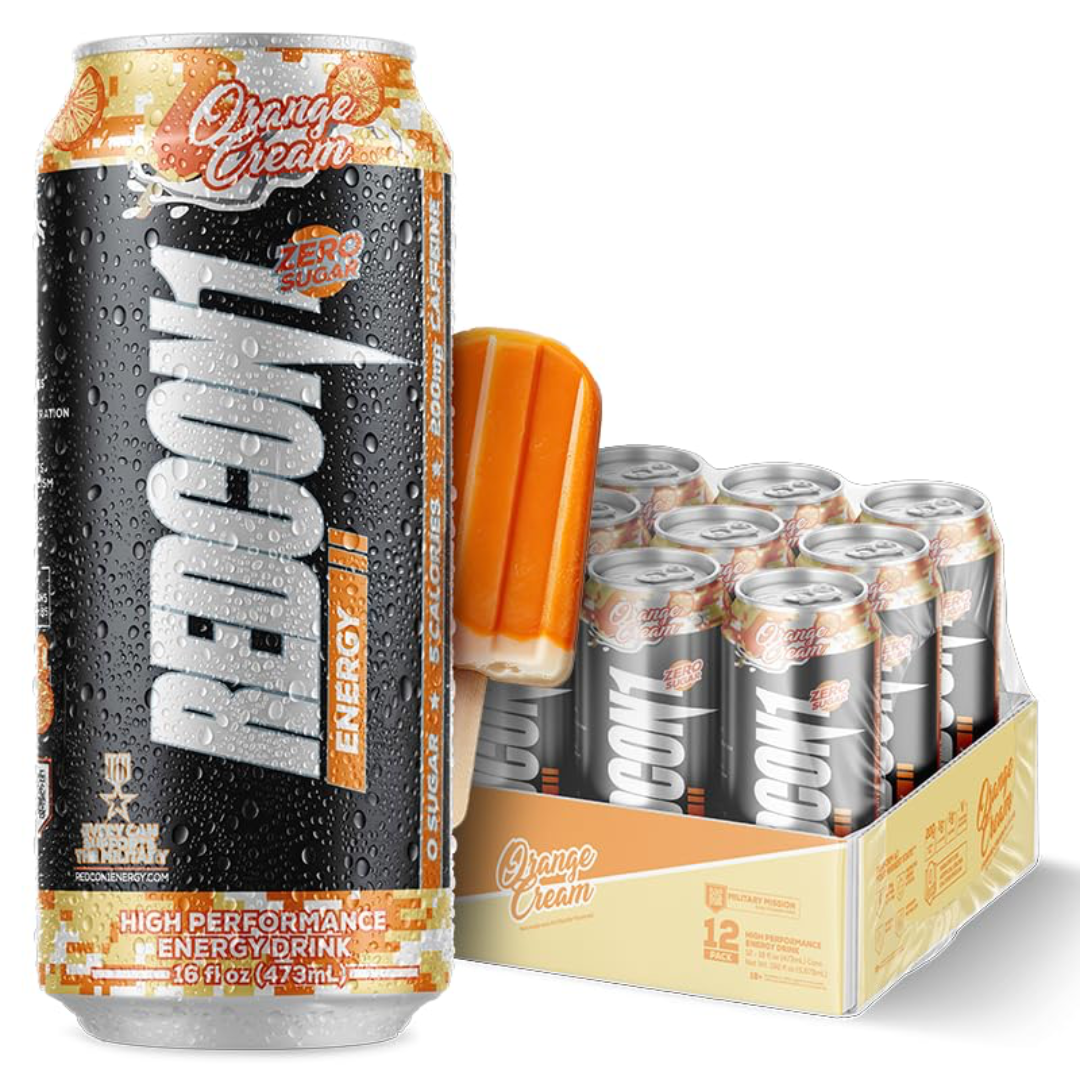 Redcon1 Energy Drink 473ml Orange Creamsicle - 12 Pack
