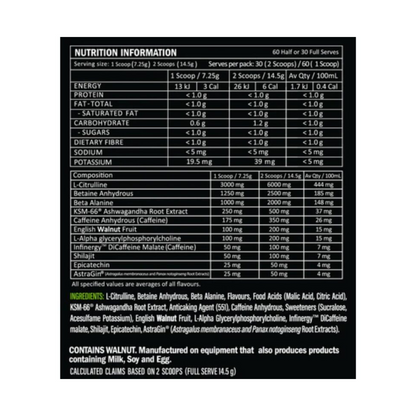 Kamikaze Pre-Workout 30 Serves - Rainbow Gummy