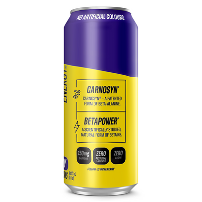 C4 Carbonated RTD 473ml - Purple Frost - 12 Pack