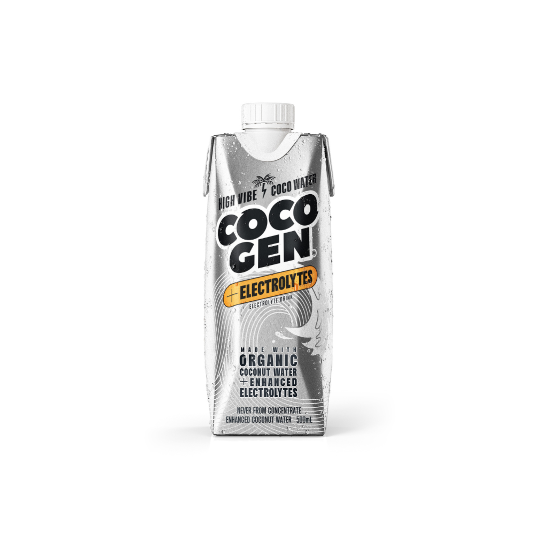 Cocogen Coconut Water + Electrolyte 500ml - 12 Pack