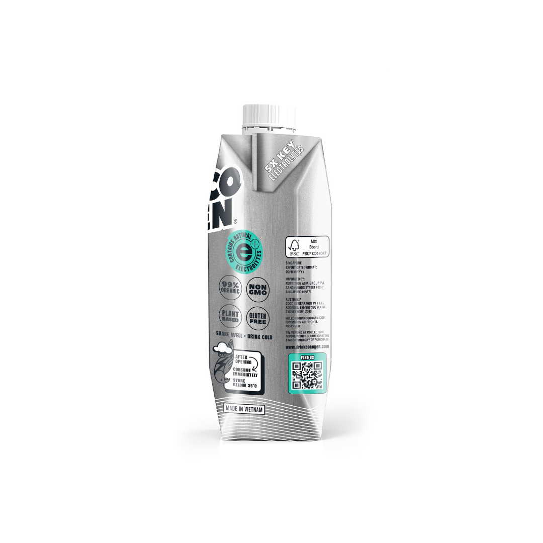 Cocogen Coconut Water + Magnesium 500ml - 12 Pack