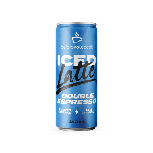 Beforeyouspeak Iced Latte Double Espresso RTD 240ml - 12 Pack
