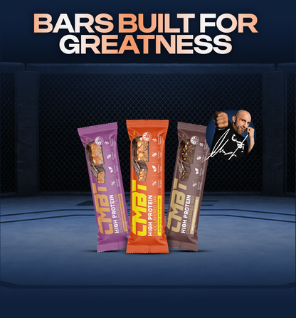 CMBT plant protein choc layered 50g bar salted caramel crunch 12 pack