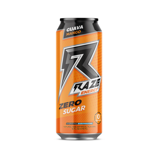 RAZE Energy Drink 473ml Mango Guava 12 Pack