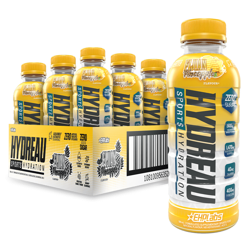HYDREAU Sports Hydration RTD 500ml Fijian Pineapple - 12 Pack