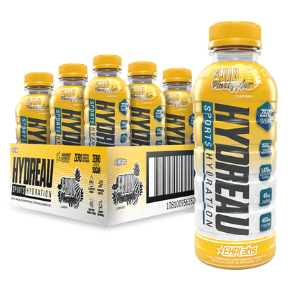 HYDREAU Sports Hydration RTD 500ml Fijian Pineapple - 12 Pack