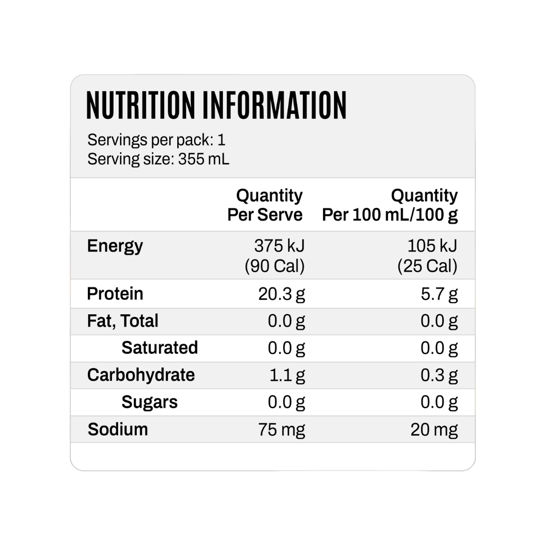 ATP Science Noway Collagen 355ml Sparkling Protein Water Lemon Squash - 12 pack