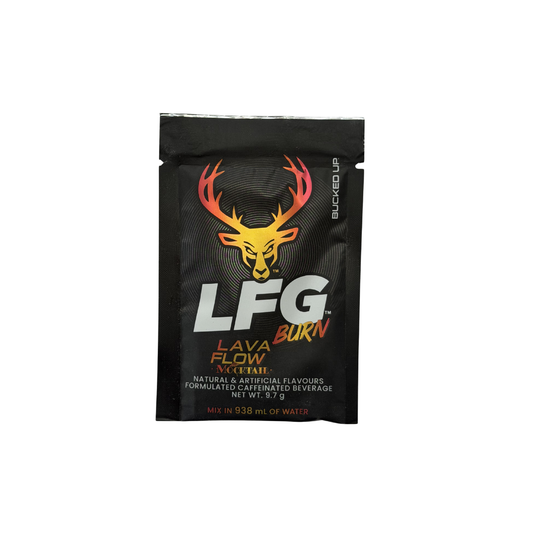 Bucked Up LFG Burn Thermogenic Pre-workout sachet - Lava Flow - 10 pack