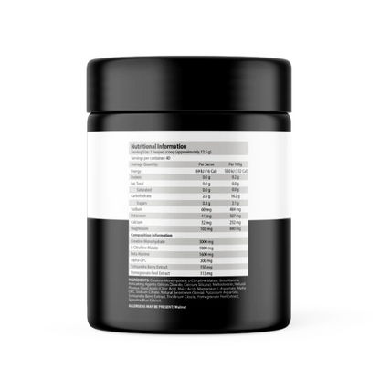 ATP Science MAX LIFT Non-Stim Pre-Workout 500g Lemon Icy Pole