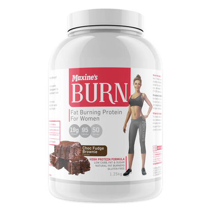 MAXINE'S Burn Protein 1.25kg Choc Fudge Brownie CLEARANCE