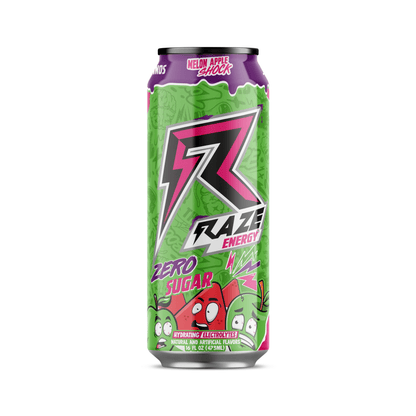 RAZE Energy Drink 473ml Apple Melon Sour 12 Pack