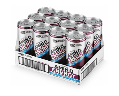 ON Amino Energy Sparkling - 355ml - Berry Burst - 12 Pack