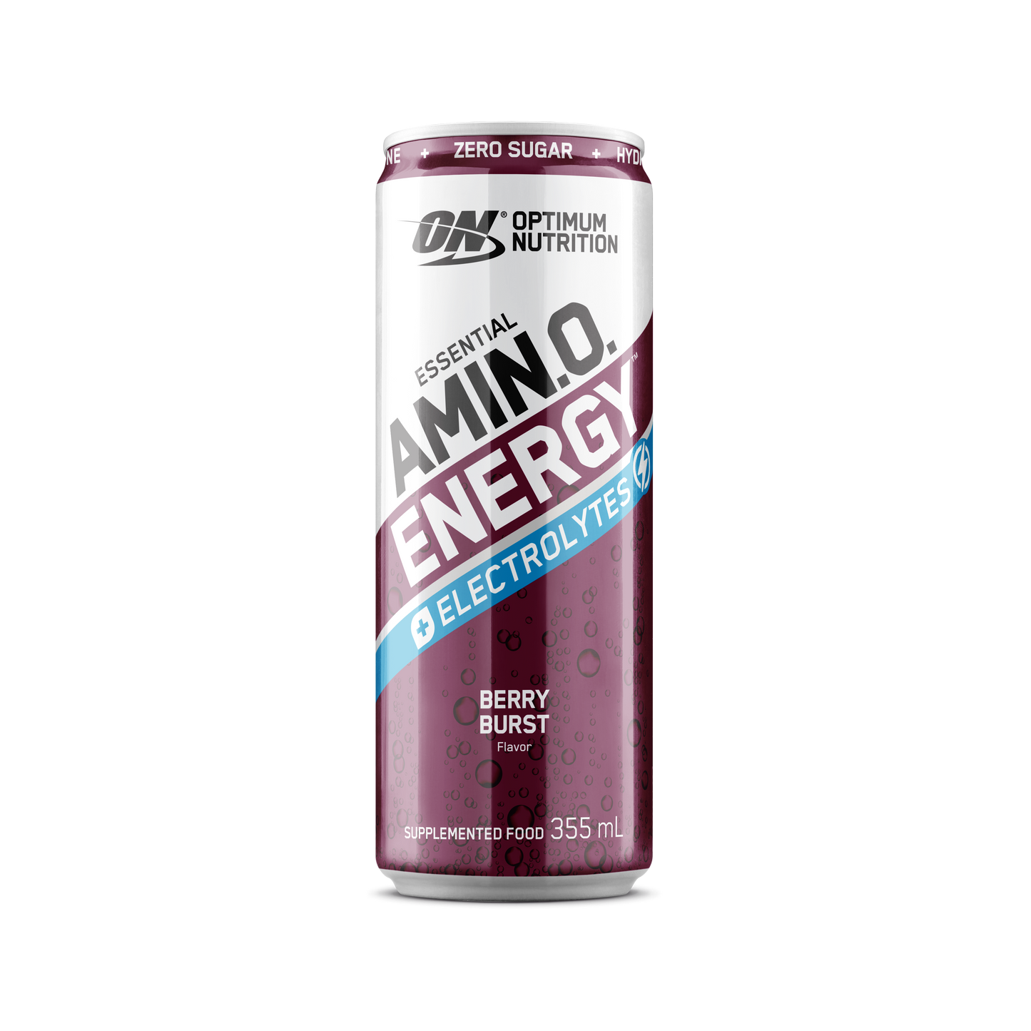 ON Amino Energy Sparkling - 355ml - Berry Burst - 12 Pack