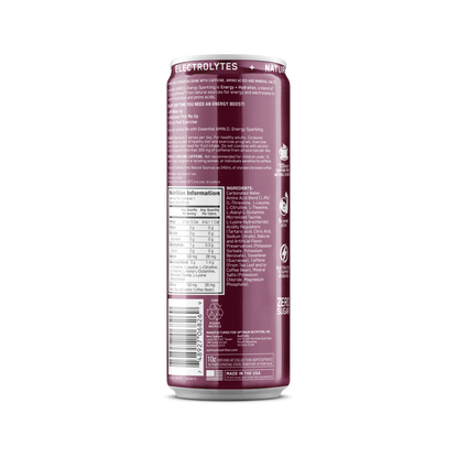 ON Amino Energy Sparkling - 355ml - Berry Burst - 12 Pack