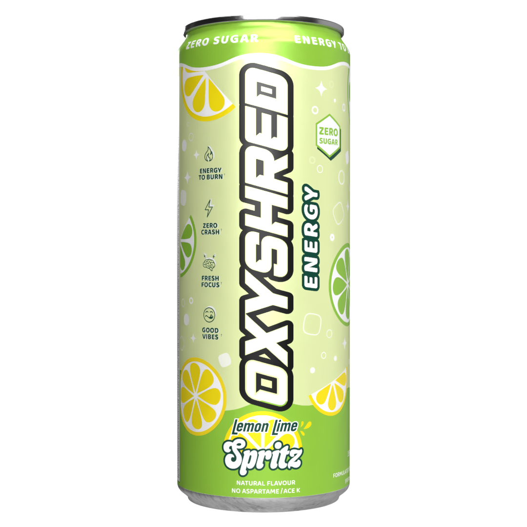 EHP Labs Oxyshred Ultra Energy RTD 355ml Lemon Lime Spritz - 12 Pack