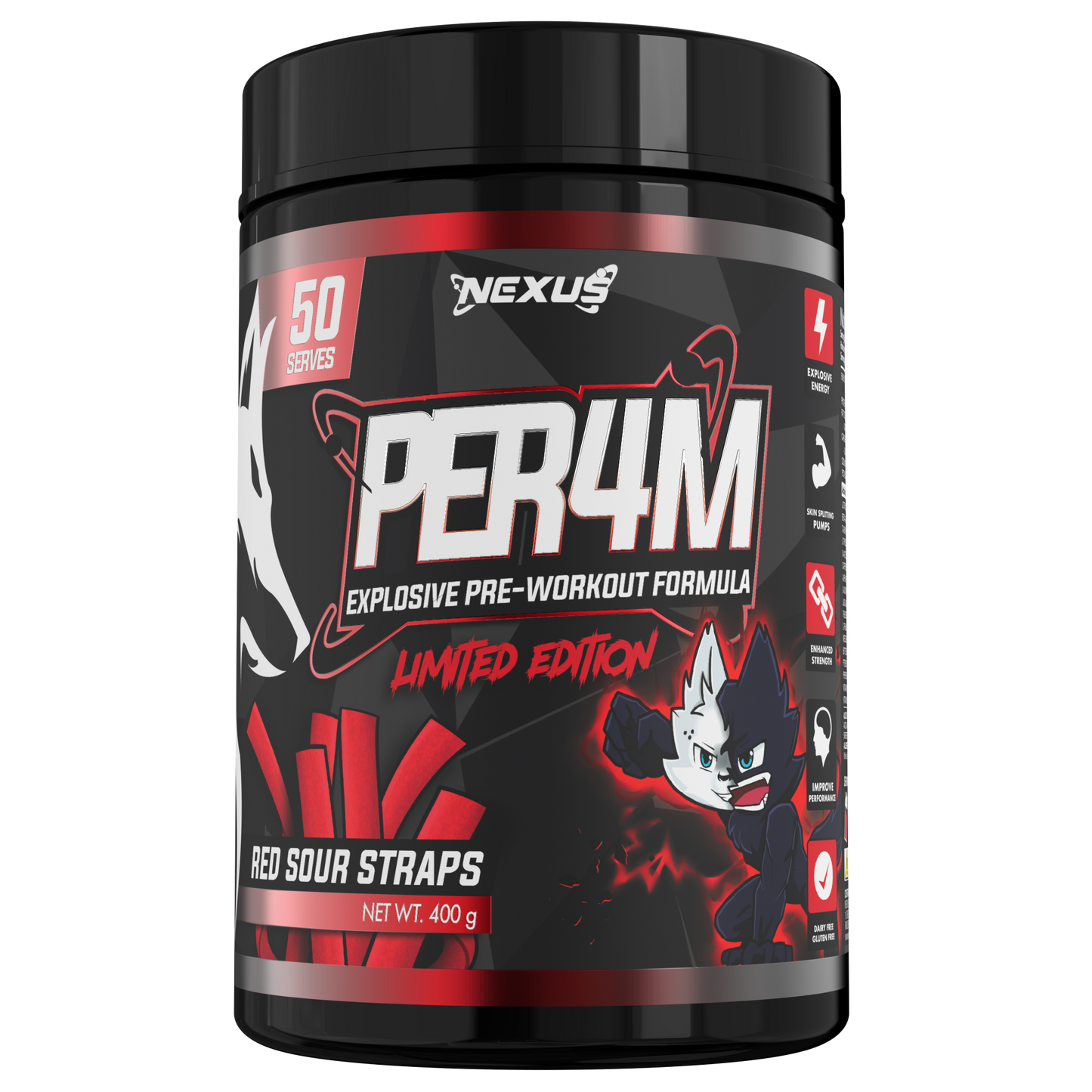 NEXUS Per4m Pre Workout 50 serve