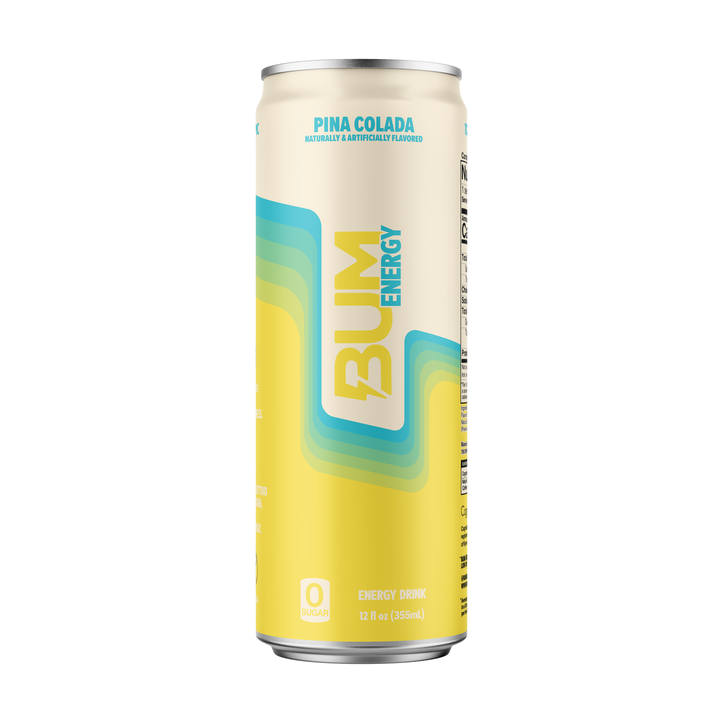 BUM Energy Drink RTD 355ml Pina Colada - 12 Pack