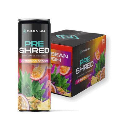 EMRALD LABS Pre Shred RTD 355ml Caribbean Crush - 12 Pack