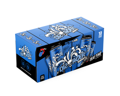 Faction Labs DISORDER Energy RTD 500ml Blue Pearl - 12 Pack