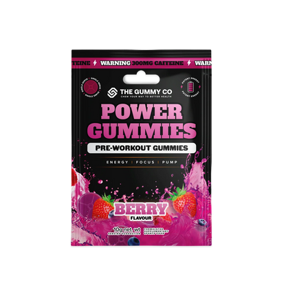 TGC Power Gummies 10g Single Serve Berry - 10 Pack
