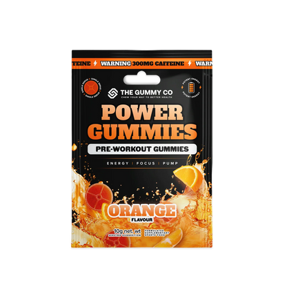 TGC Power Gummies 10g Single Serve Orange - 10 Pack