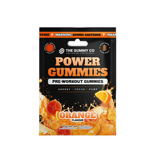 TGC Power Gummies 10g Single Serve Orange - 10 Pack