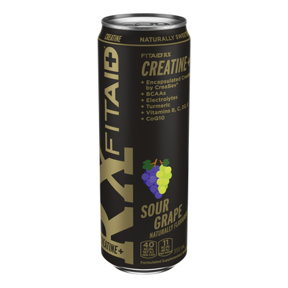 FITAID RX Recovery + Creatine 355ml - Sour Grape - 12 Pack