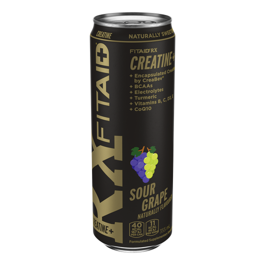 FITAID RX Recovery + Creatine 355ml - Sour Grape - 12 Pack