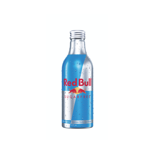 Red Bull Sugar Free Energy Drink 330ml Aluminium Bottle - 24 Pack