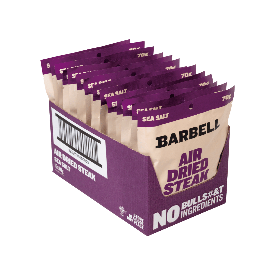 Barbell Biltong 70g Sea Salt - 15 Pack