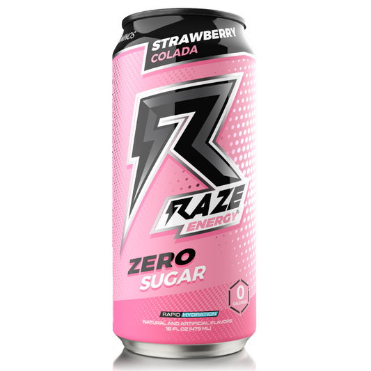 RAZE Energy Drink 473ml Strawberry Colada 12 Pack