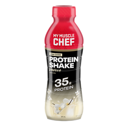 My Muscle Chef 35g Protein Shake RTD 375ml Vanilla - 12 Pack